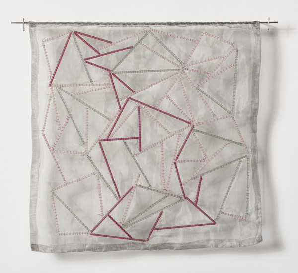Jeanne Heifetz: sculptures on mesh